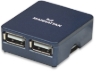 Imagen de HUB USB-A V2.0  4 Ptos Micro