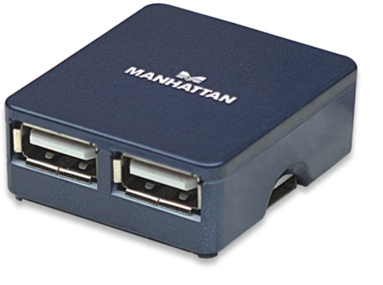 Imagen de HUB USB-A V2.0  4 Ptos Micro