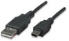 Imagen de Cable USB V2.0 A-Mini B 1.8M Negro
