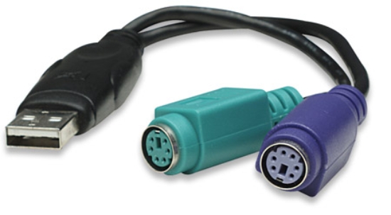 Imagen de Convertidor USB a PS/2 (2 Puertos)