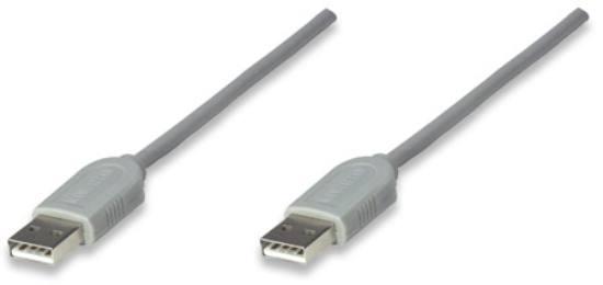 Imagen de Cable USB A-a 1.8M, Gris