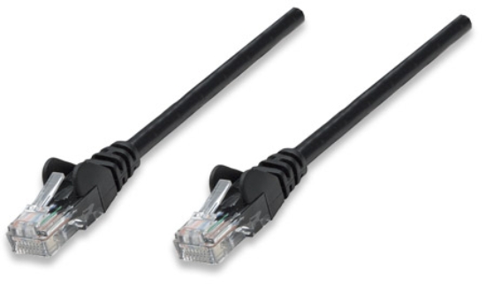 Imagen de CABLE PATCH  0.5m( 1.5f) Cat 5e UTP NEGR