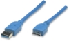 Imagen de Cable USB V3.2 A-Micro B 2.0M Azul, 5Gbps
