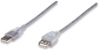 Imagen de Cable USB V2.0 Ext. Tipo A  1.8M Plata