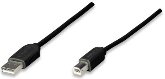 Imagen de Cable USB A-B 1.8M, Negro