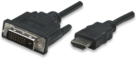Imagen de Cable HDMI - DVI-D M-M  1.8M