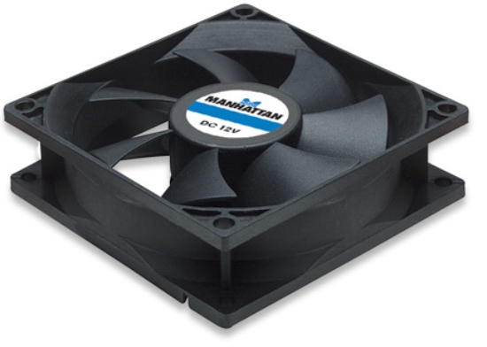 Imagen de Ventilador p/PC 80x80x25 mm, 4 pines