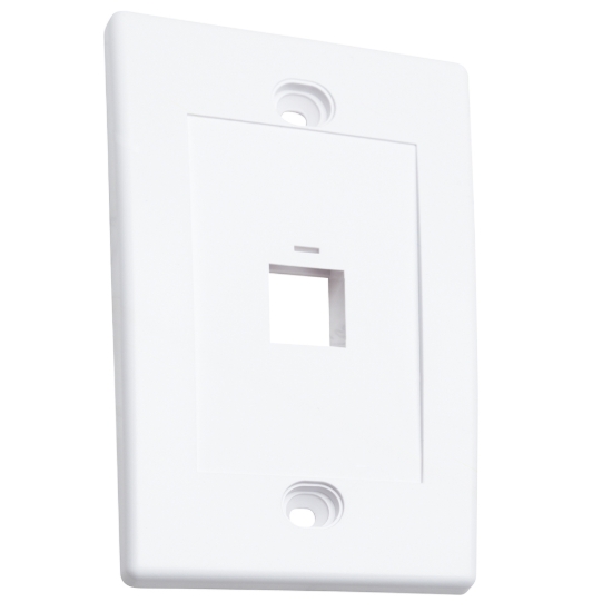 Imagen de TAPA (FACEPLATE) 1 PERFORACION BLANCO