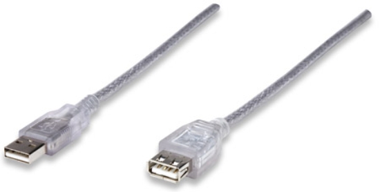 Imagen de Cable USB V2.0 Ext. Tipo A  4.5M Plata
