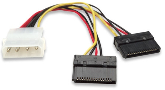 Imagen de CABLE CORRIENTE INT. HDD SATA DOBLE