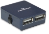 Imagen de HUB USB-A V2.0  4 Ptos Micro