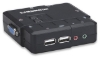 Imagen de MUX KVM Desktop USB 2:1 con Cables+Audio