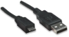 Imagen de Cable USB V2.0 A-Micro B, 1.8M Negro
