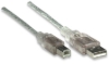 Imagen de Cable USB V2.0 A-B  4.5M, Plata
