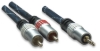 Imagen de *CABLE AV, ESTEREO 3.5MM A 2 RCA 1.5M,AZ