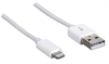 Imagen de Cable Lightning a USB-A, Blanco 1.0m