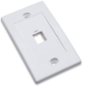 Imagen de TAPA (FACEPLATE) 1 PERFORACION BLANCO