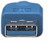 Imagen de Cable USB V3.2 A-Micro B 2.0M Azul, 5Gbps