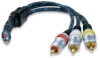 Imagen de *CABLE AV, RCA 3 A 3 CONECTORES  3.0M AZU