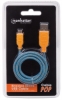 Imagen de *Cable USB V2 A-Micro B, Blister Textil 1.0M Naranja/Azul