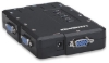Imagen de MUX KVM Desktop USB 4:1 con Cables+Audio