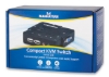 Imagen de MUX KVM Desktop USB 2:1 con Cables+Audio