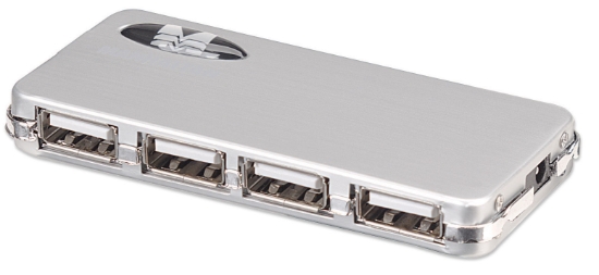 Imagen de HUB USB V2.0  4 Ptos Mini CON fuente