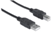 Imagen de Cable USB V2.0 A-B  5.0M, Negro