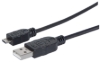 Imagen de *Cable USB V2 A-Micro B, Blister PVC 0.5M Negro