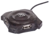 Imagen de HUB USB-A 4 Ptos Negro Economico