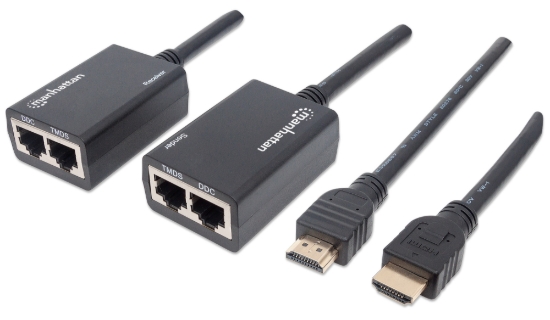 Imagen de Extensor Video HDMI, 30M via Cat 5/6