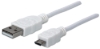 Imagen de Cable USB V2.0 A-Micro B, 1.8M Blanco