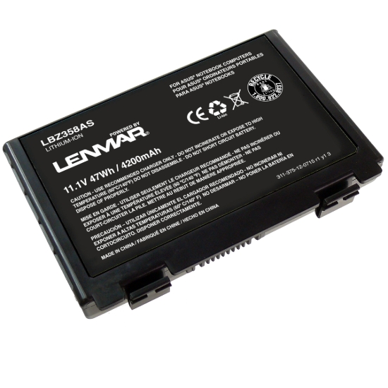 Imagen de Batería reemplazo para Computadora Asus K40, K50