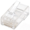 Imagen de PLUG RJ45 CAT 5e UTP SOLIDO 100 Pzas