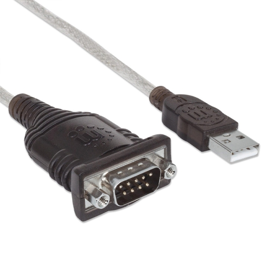 Imagen de Convertidor USB a Serial DB9 1.8m, Chip Prolific PL-2303