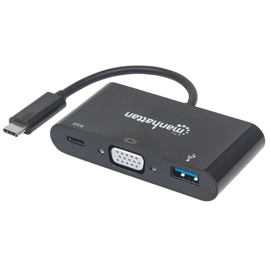 Imagen de Docking USB-C  3 ptos, SVGA, USB-C PD/USBv3.2