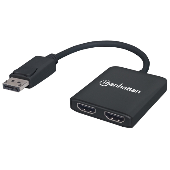 Imagen de Video Splitter DisplayPort 1 DP in : 2 HDMI out UHD