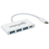 Imagen de HUB USB-C V3.2  3 Ptos A + 1 Pto C PD  60W, 5Gbps
