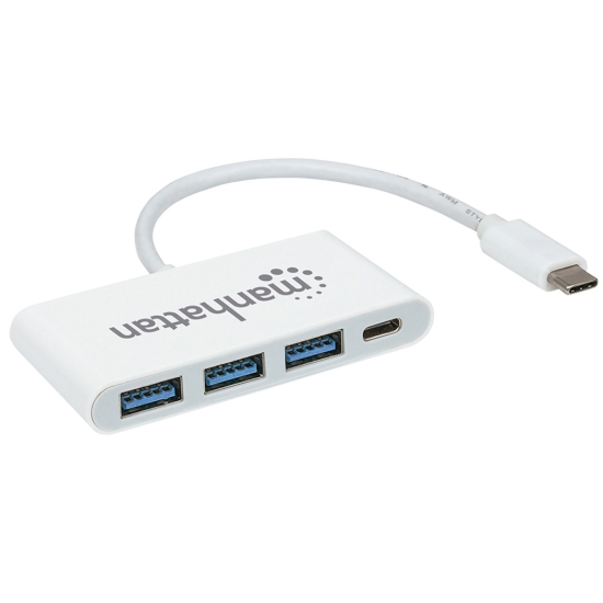 Imagen de HUB USB-C V3.2  3 Ptos A + 1 Pto C PD  60W, 5Gbps