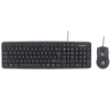 Imagen de Teclado y mouse óptico USB cableado, combo
