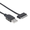 Imagen de Cable USB V2.0 A-Samsung 30 pines  1.0M, Negro