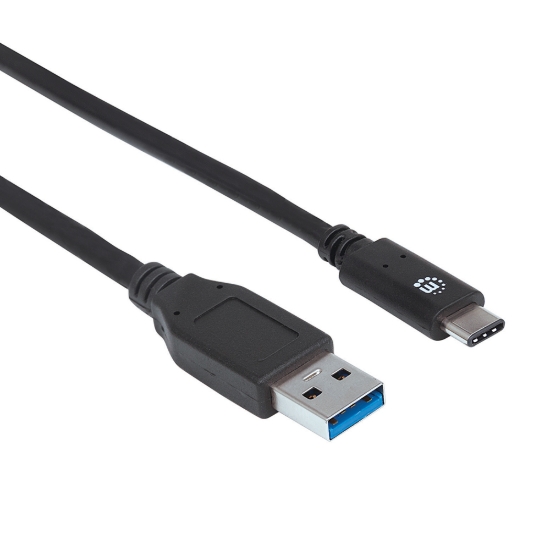 Imagen de Cable USB-C V3.2 C-A  3.0M Negro, 5Gbps