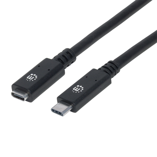 Imagen de Cable USB-C V3.2, Ext. Tipo C 0.5M, 10Gbps