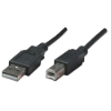 Imagen de Cable USB V2.0 A-B  0.5M, Negro