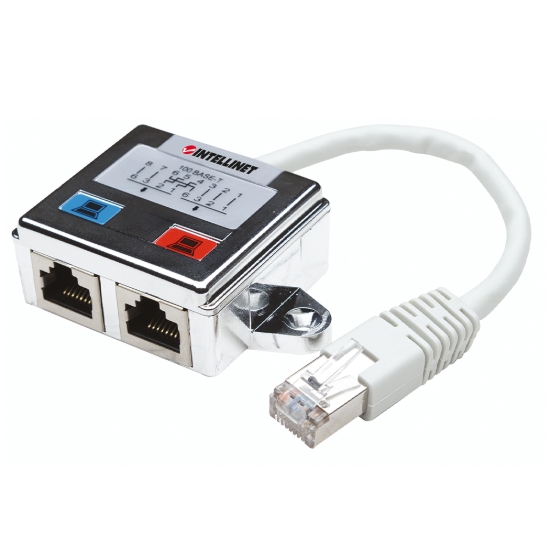 Imagen de Distribuidor Modular 1x2 RJ45