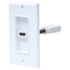 Imagen de Cople HDMI Blanco con Faceplate 1 Puerto