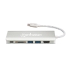 Imagen de Docking USB-C  6 ptos, HDMI, USB-C PD/2xUSBv3.2, Red/SDS