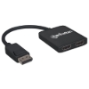 Imagen de Video Splitter DisplayPort 1 DP in : 2 HDMI out UHD
