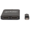 Imagen de Video Splitter DisplayPort 1 Mini DP in : 2 HDMI out UHD