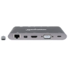 Imagen de Docking USB-C 11 ptos, HDMI/Mini DP/VGA, USB-C PD/3xUSBv3.2,  Red/Audio/SD/micro SD